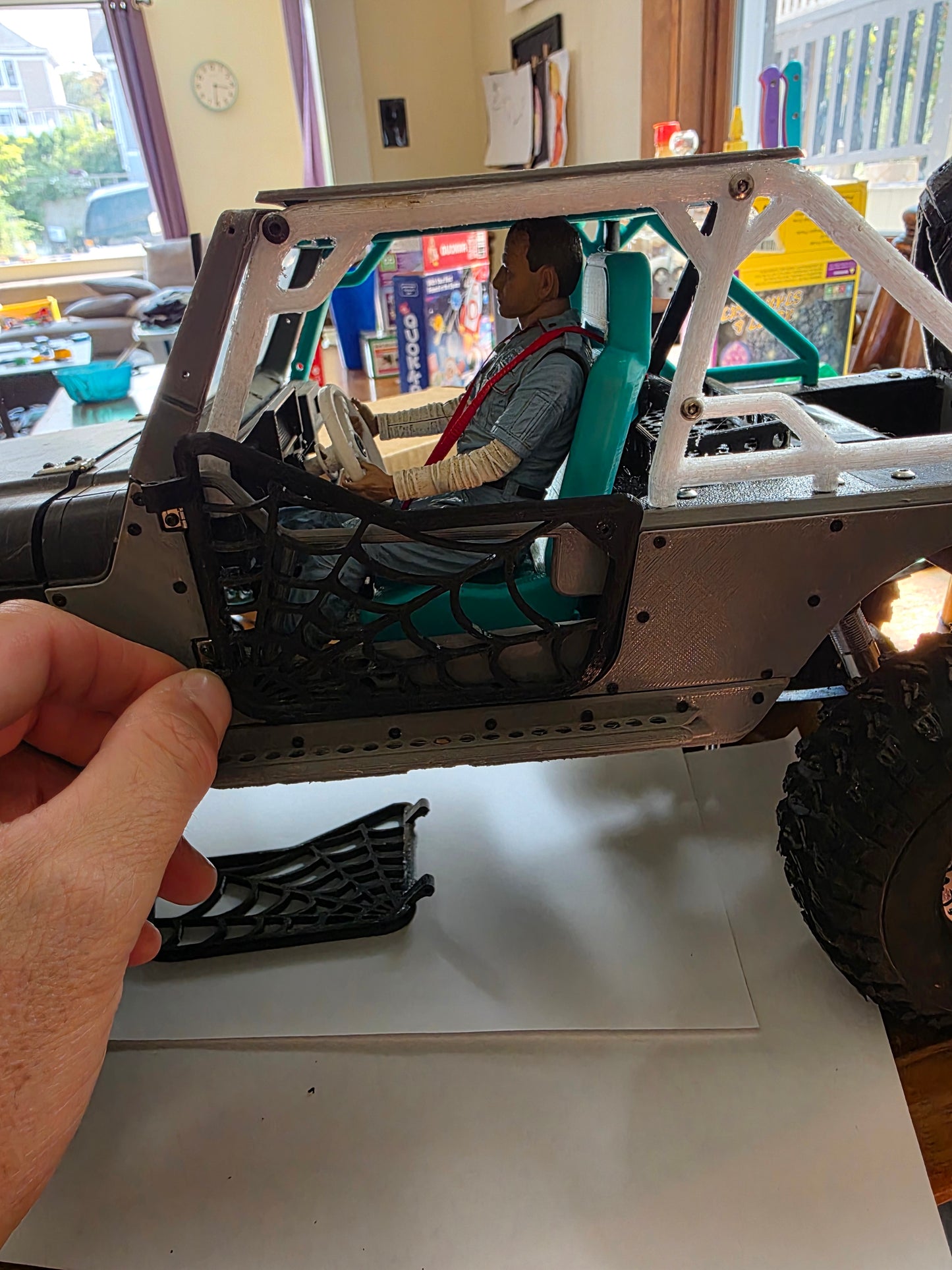 1/10 Scale Spiderweb Cutout Doors — Axial SCX10.