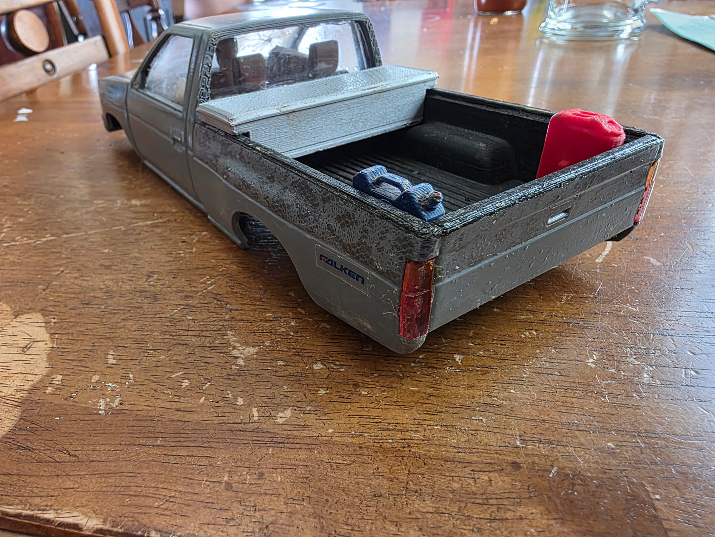1/24 Scale Nissan D21 — Painted Body & Interior